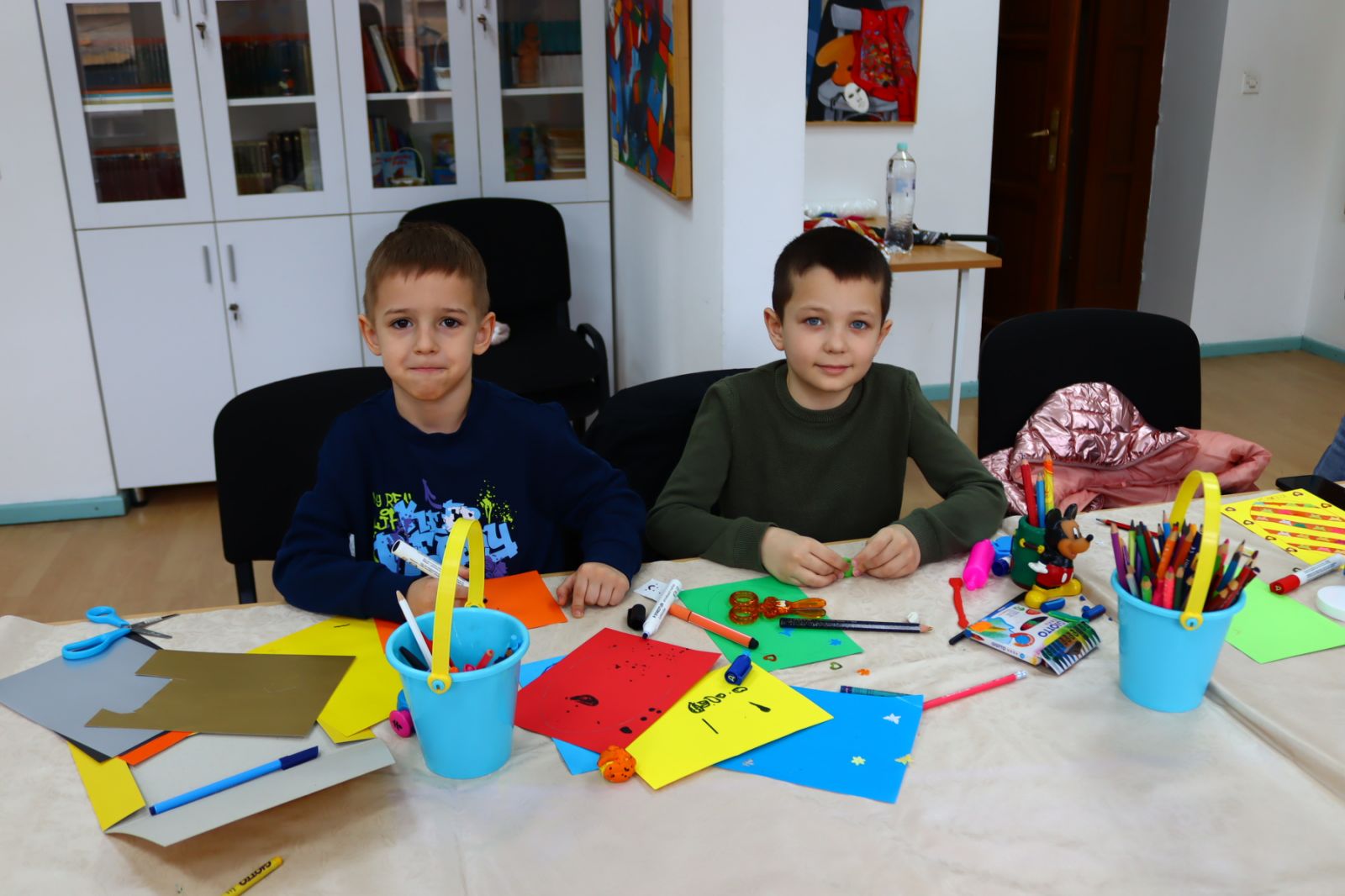 djeca na vaskršnjoj radionici